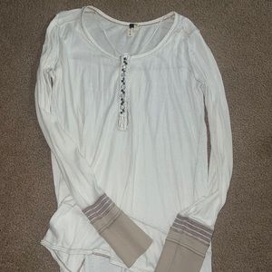 Free people cream tunic